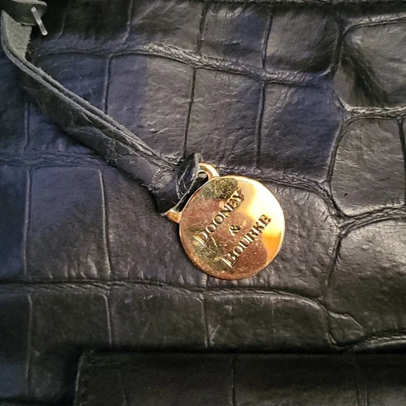 Vintage dooney and bourke black handbag 👜 - Picture 3 of 7